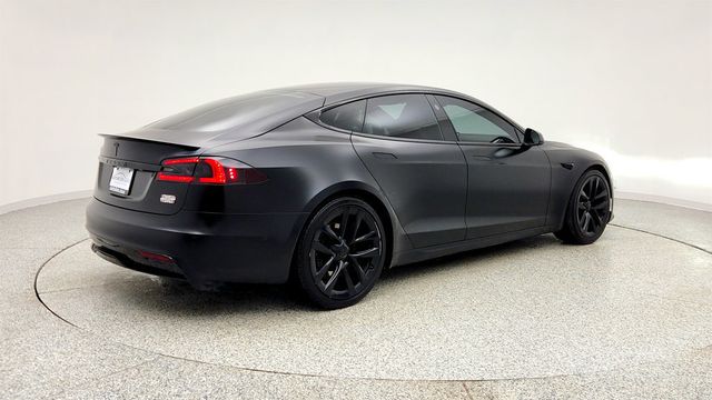 2021 Tesla Model S Plaid AWD with 21'' Arachnid Wheels & Cream Premium Interior - 22985041 - 3