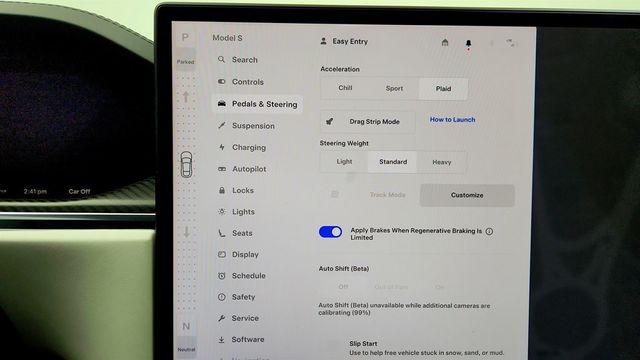 2021 Tesla Model S Plaid AWD with White & Black Premium Interior - 22971274 - 16
