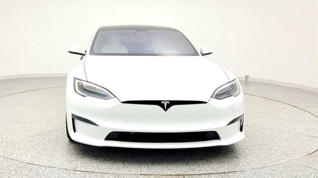 2021 Tesla Model S Plaid AWD with White & Black Premium Interior - 22971274 - 1