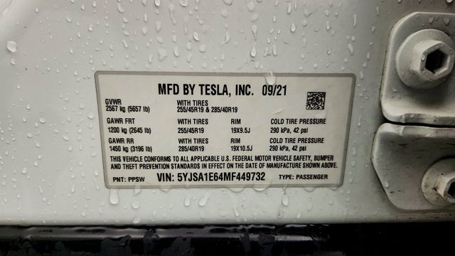 2021 Tesla Model S Plaid AWD w/ Tri-Motor AWD & Autopilot  - 22994031 - 21