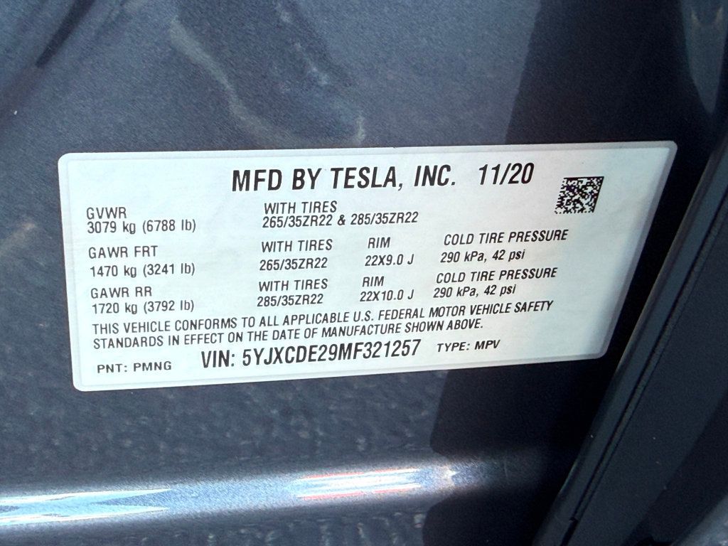 2021 Tesla Model X Long Range Plus AWD - 22924817 - 35