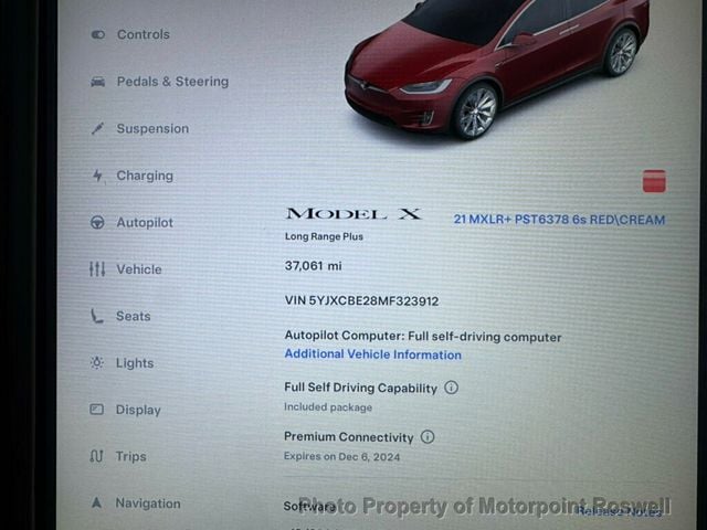 2021 Tesla Model X W/ FULL SELF DRIVING - 22660935 - 16