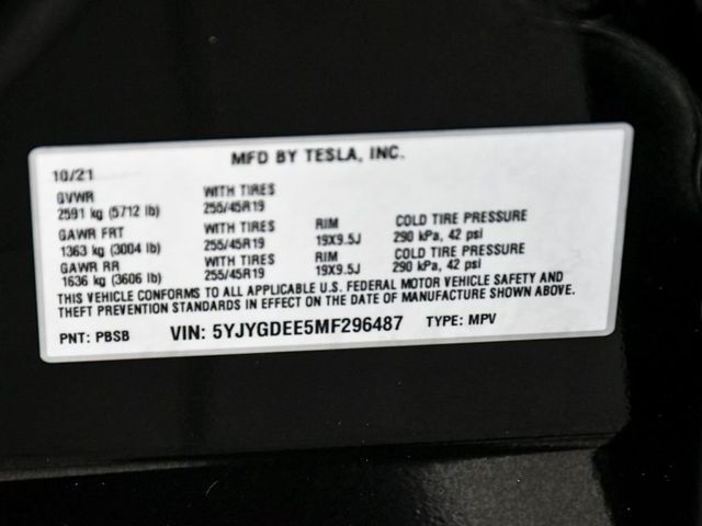 2021 Tesla Model Y Long Range - 23030247 - 20