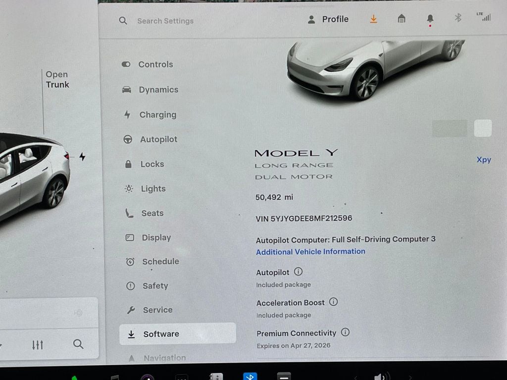 2021 Tesla Model Y Long Range AWD - 23011283 - 29