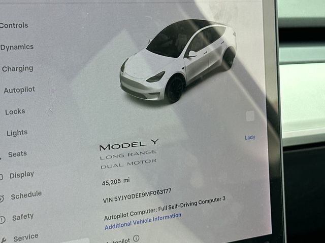 2021 Tesla Model Y Long Range AWD - 22999846 - 21