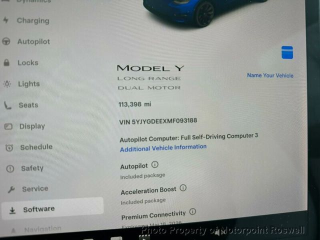 2021 Tesla Model Y Long Range AWD - 22985039 - 12