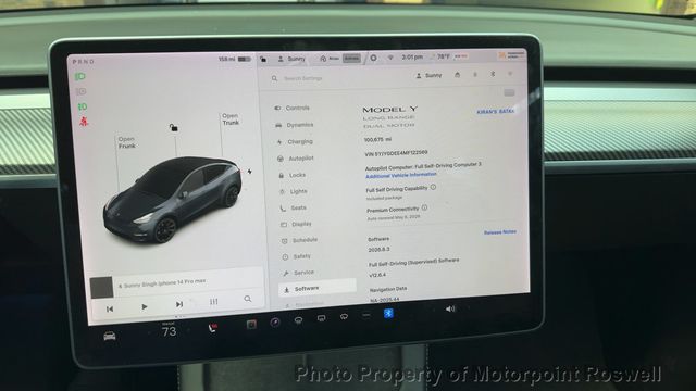 2021 Tesla Model Y Long Range AWD - 23006495 - 2