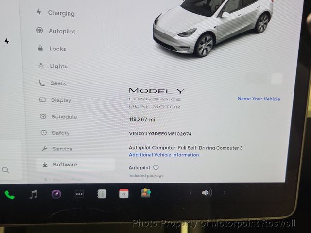 2021 Tesla Model Y Long Range AWD - 23011386 - 1