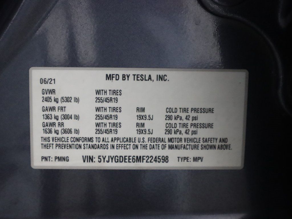 2021 Tesla Model Y Long Range AWD - 22757748 - 53