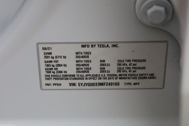 2021 Tesla Model Y Long Range AWD - 22969273 - 12