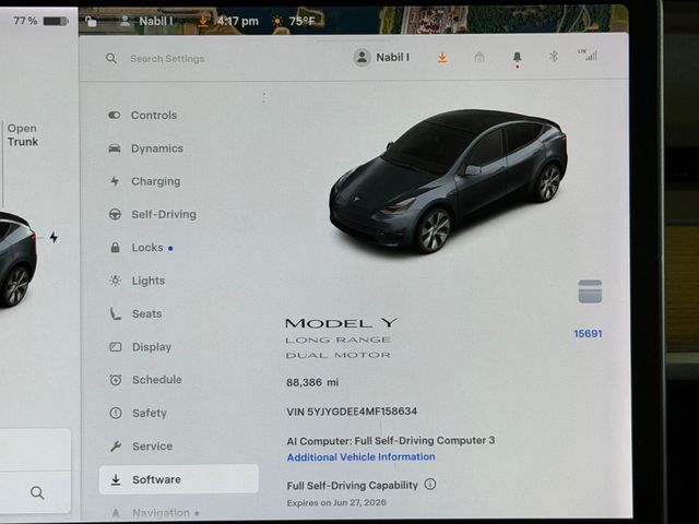 2021 Tesla Model Y Long Range AWD - 23035629 - 25