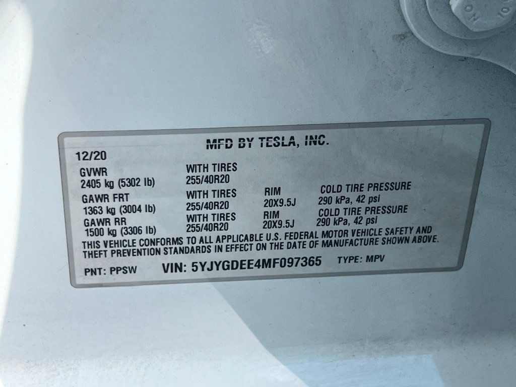 2021 Tesla Model Y Long Range AWD - 22557081 - 36