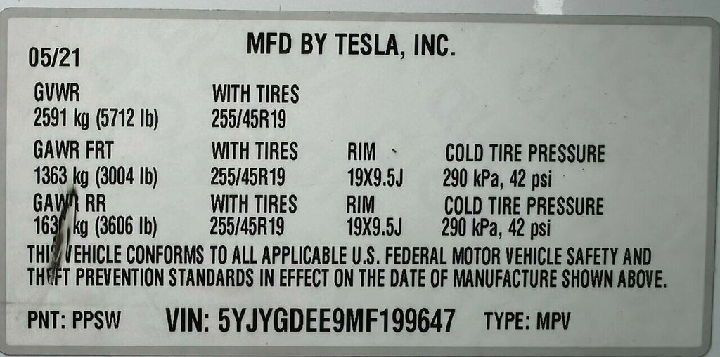 2021 Tesla Model Y Long Range AWD - 22224044 - 48