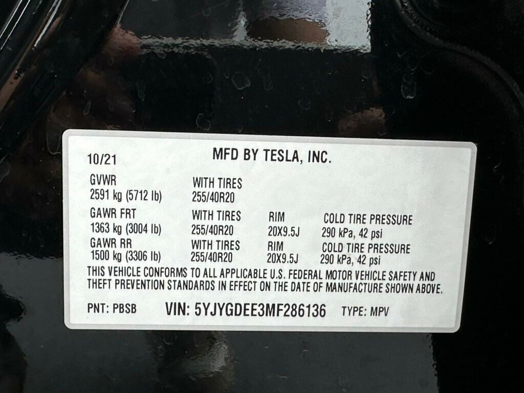2021 Tesla Model Y Long Range AWD - 23058376 - 43