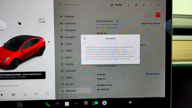 2021 Tesla Model Y Long Range AWD w/ 20'' Wheels, 15'' Touchscreen & Panoramic Roof - 22997422 - 15