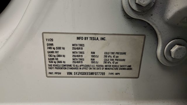 2021 Tesla Model Y Long Range AWD w/ Acceleration Boost - 23000099 - 23