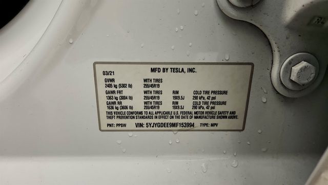 2021 Tesla Model Y Long Range AWD w/ Acceleration Boost & Premium Interior - 23076114 - 23