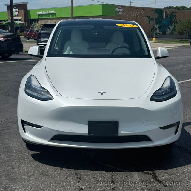 2021 Tesla Model Y LONG RANGE AWD W/FULL SELF DRIVING & 20" WHEELS - 23040034 - 4