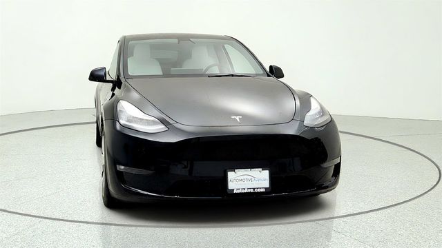 2021 Tesla Model Y Long Range AWD w/ White/Black 7-Seat Interior - 23061679 - 1