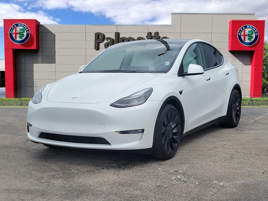 Used 2021 Tesla Model Y Performance with VIN 5YJYGDEF1MF246159 for sale in Miami, FL