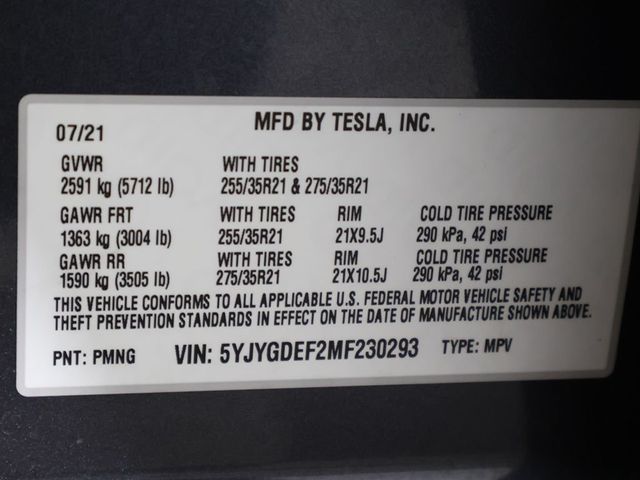 2021 Tesla Model Y Performance AWD - 23018791 - 54