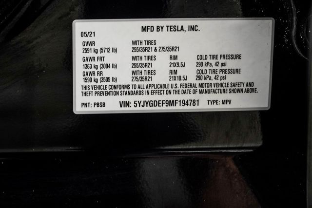 2021 Tesla Model Y Performance AWD - 22984484 - 32