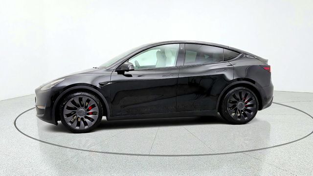 2021 Tesla Model Y Performance AWD w/ White & Black Premium Interior - 23091447 - 7