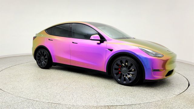 2021 Tesla Model Y Performance AWD w/ White & Black Premium Interior - 23019163 - 2