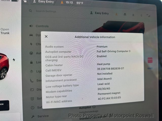 2021 Tesla Model Y Standard Range RWD - 22992351 - 13