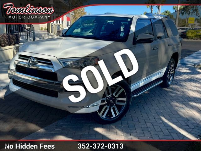 2021 Used Toyota 4Runner Limited 4WD at Tomlinson Motor Company Serving ...