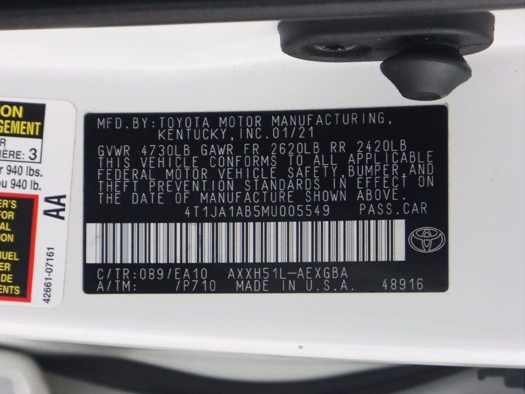 2021 Toyota Avalon Hybrid XLE FWD - 22757824 - 49