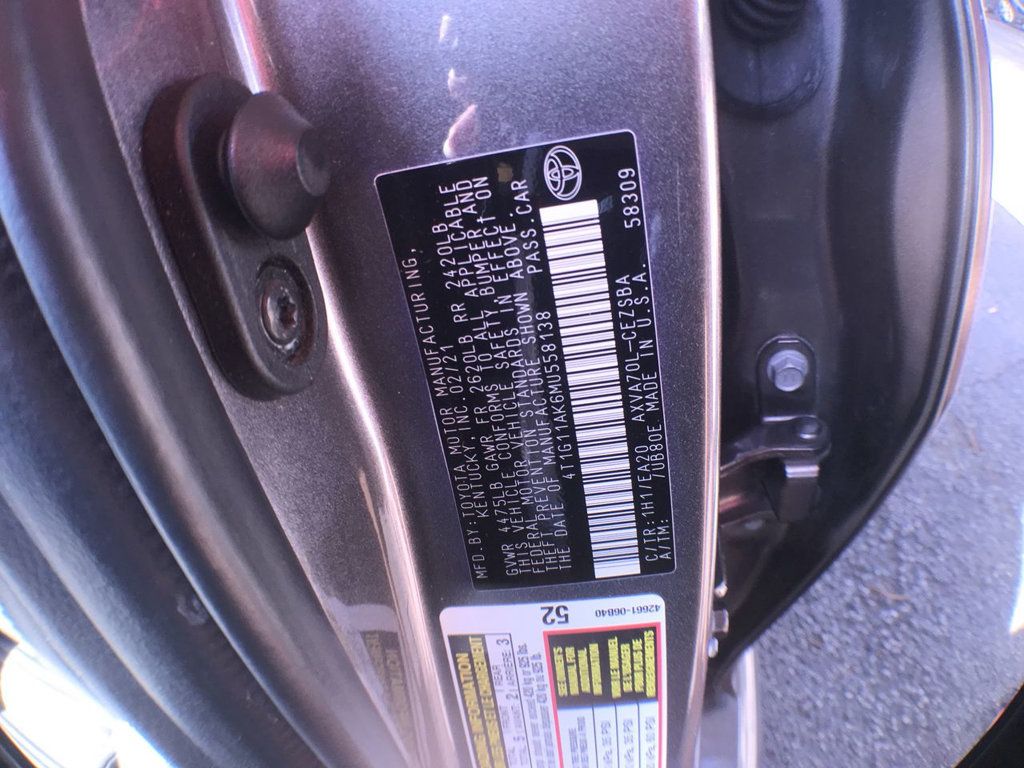 2021 Toyota Camry SE photo 20