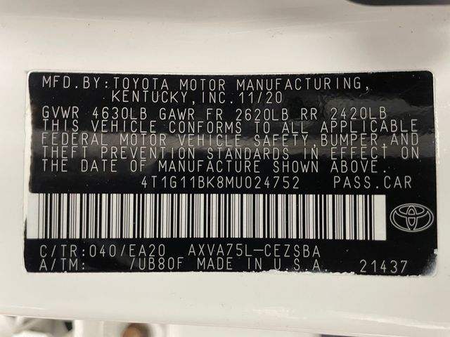 2021 Toyota Camry SE Automatic AWD - 22919039 - 45