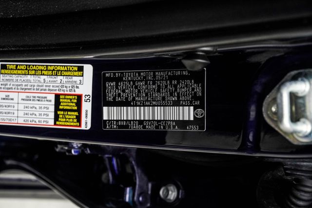 2021 Toyota Camry XSE V6 Automatic - 23001482 - 37