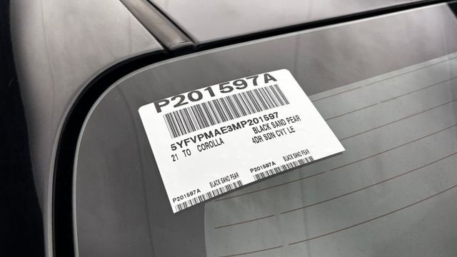 2021 Toyota Corolla LE CVT - 23037055 - 36