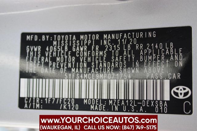 2021 Toyota Corolla SE 4dr Sedan CVT - 22918289 - 31