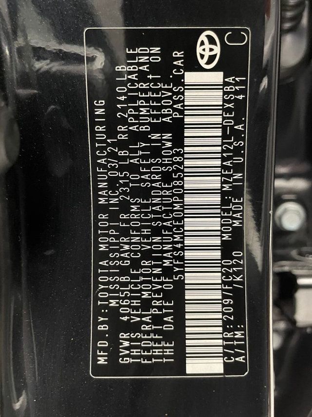 2021 Toyota Corolla SE CVT - 22919226 - 45