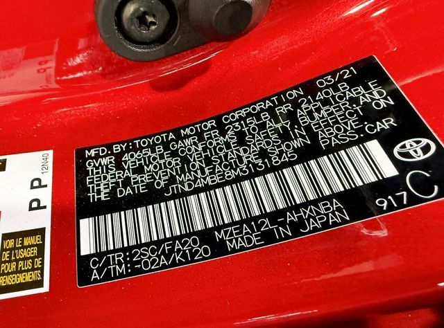 2021 Toyota Corolla Hatchback SE CVT - 22944326 - 36