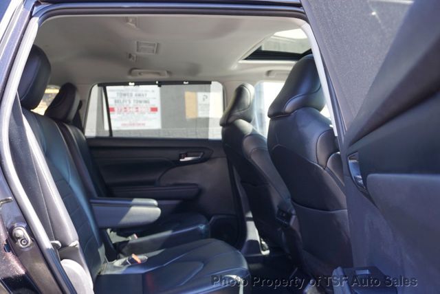2021 Toyota Highlander Hybrid XLE CARPLAY REAR CAMERA LEATHER SUNROOF 3RD SEAT LOADED!! - 23002925 - 12
