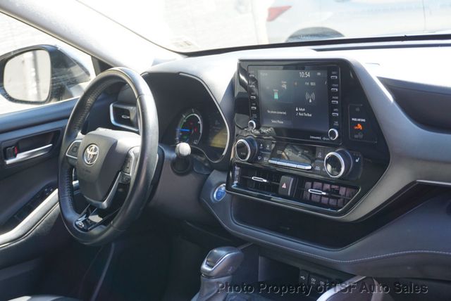 2021 Toyota Highlander Hybrid XLE CARPLAY REAR CAMERA LEATHER SUNROOF 3RD SEAT LOADED!! - 23002925 - 18