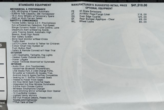 2021 Toyota Highlander XLE AWD - 22903209 - 56