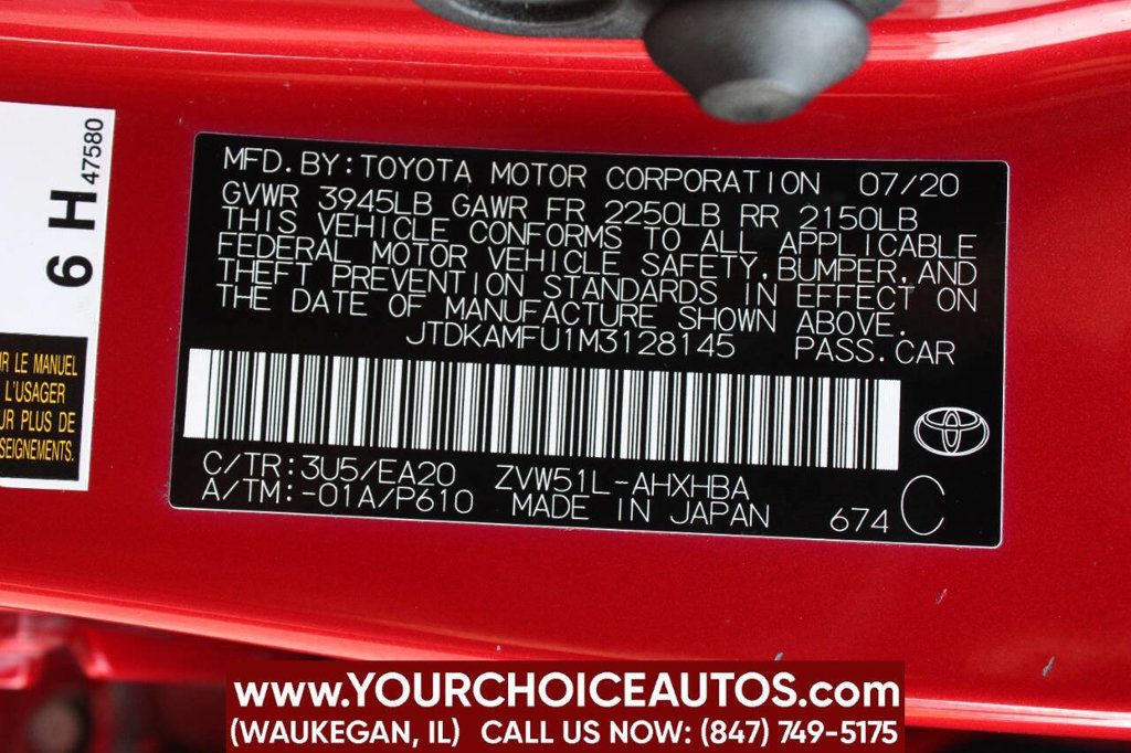 2021 Toyota Prius XLE - 22921987 - 33