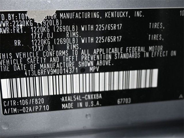 2021 Toyota RAV4 Hybrid LE AWD - 22949545 - 7