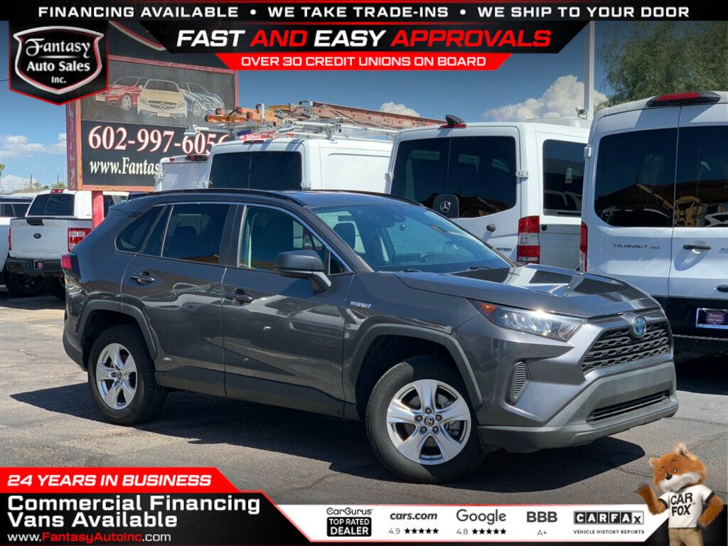 2021 Toyota RAV4 Hybrid LE AWD 1-Owner - 22923090 - 0