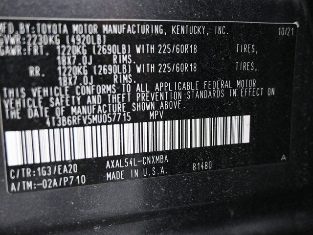 2021 Toyota RAV4 Hybrid XLE Premium AWD - 22954688 - 3