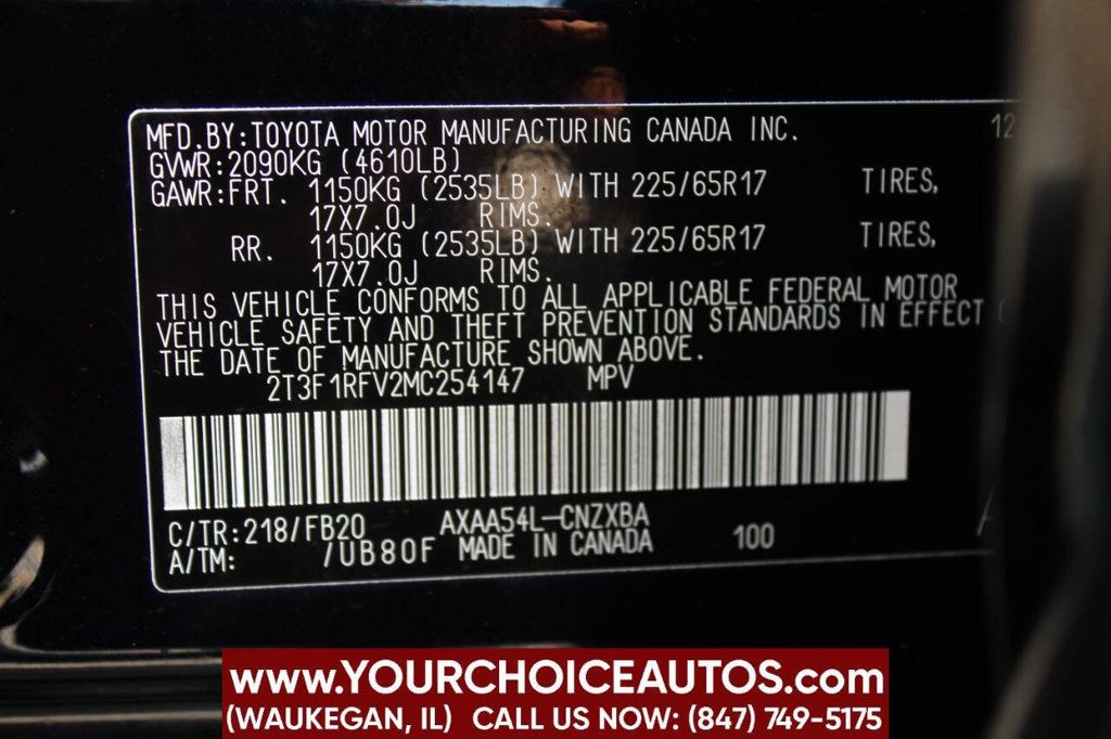 2021 Toyota RAV4 LE AWD - 22889880 - 30