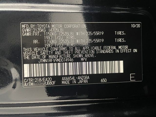 2021 Toyota RAV4 Limited AWD - 22977018 - 48