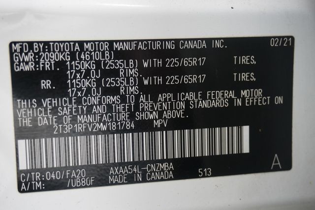 2021 Toyota RAV4 XLE AWD - 23026659 - 25