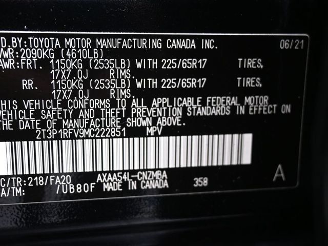 2021 Toyota RAV4 XLE AWD - 22974234 - 8