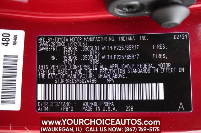 2021 Toyota Sienna LE FWD 8-Passenger - 22909493 - 32